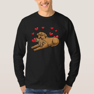Dogue de Bordeaux Dog With Stuffed Animal T-Shirt