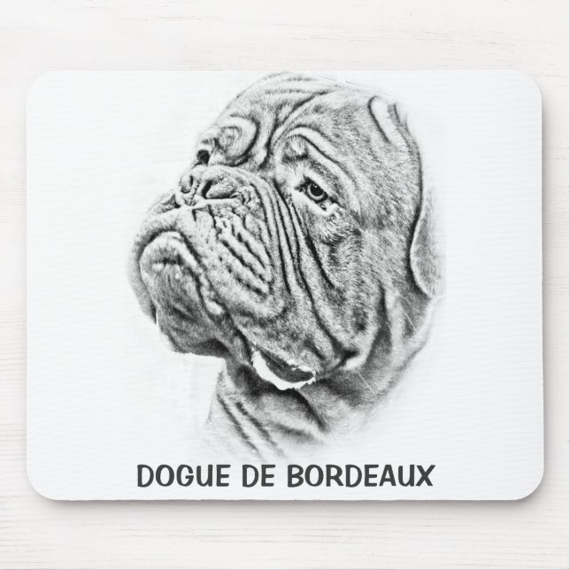 Dogue De Bordeaux - French Mastiff Mouse Pad (Front)