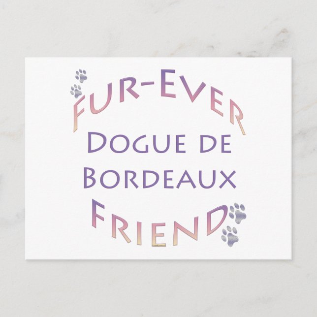 Dogue de Bordeaux Furever Postcard (Front)