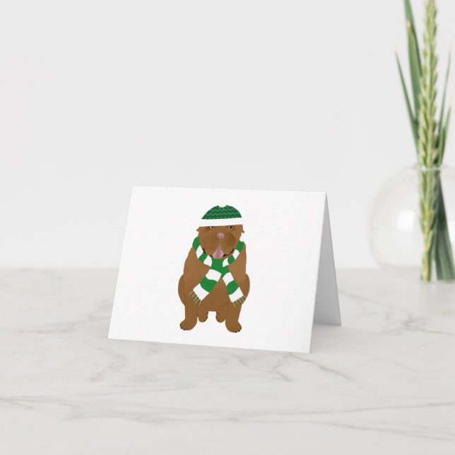 Dogue de Bordeaux Greeting Card (Front)