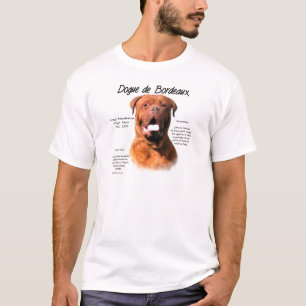 Dogue de Bordeaux History Design T-Shirt