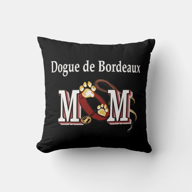 Dogue de Bordeaux Mum Cushion (Front)