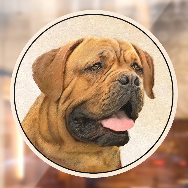 Dogue de Bordeaux Painting - Cute Original Dog Art (Sheet 2)