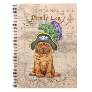 Dogue de Bordeaux Pirate Notebook