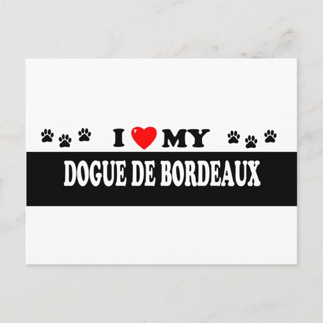 DOGUE DE BORDEAUX POSTCARD (Front)