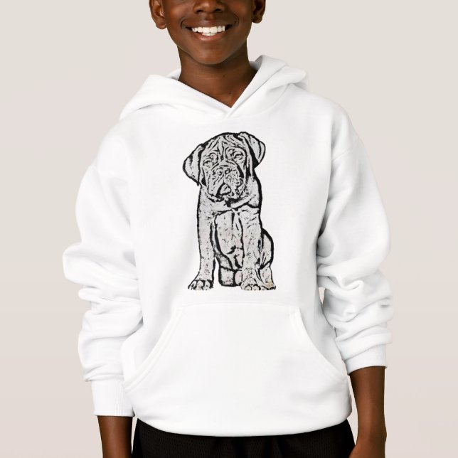 Dogue de Bordeaux puppy kids sweatshirt (Front)