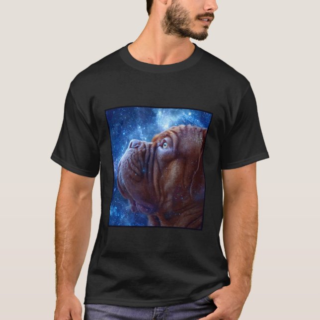 Dogue de Bordeaux Space T-Shirt (Front)