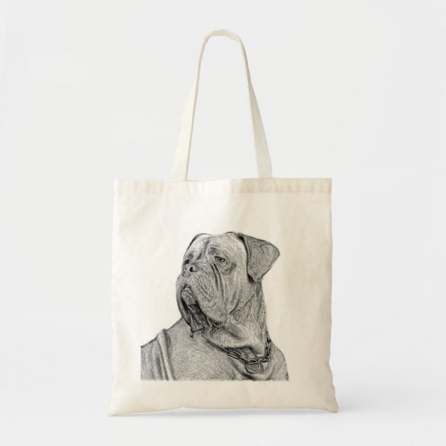 Dogue de Bordeaux tote bag (Front)