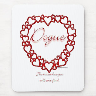 Dogue de Bordeaux True Love Mouse Pad
