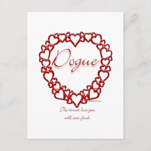 Dogue de Bordeaux True Love Postcard