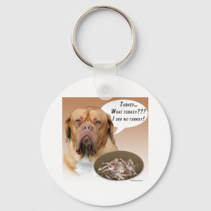 Dogue de Bordeaux Turkey Key Ring