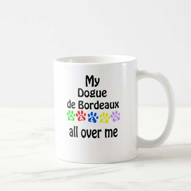 Dogue de Bordeaux Walks Coffee Mug (Right)