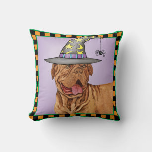 Dogue de Bordeaux Witch Cushion