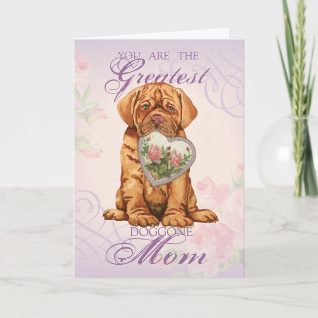 Dogue Heart Mum Holiday Card (Front)