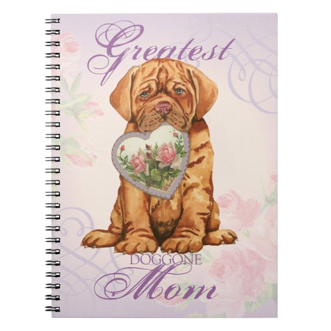 Dogue Heart Mum Notebook (Front)