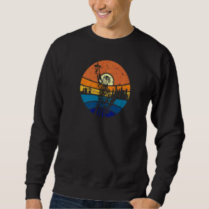 Dogue of Liberty - Dog Statue of Liberty, New York Sweatshirt