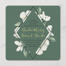 Dogwood Blooms, Wedding Invitation