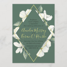 Dogwood Blooms, Wedding Invitation