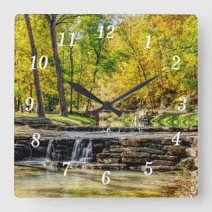 Dogwood Creek Autumn Wall Clock
