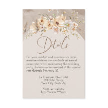 Dogwood Dreams Wedding Enclosure Card