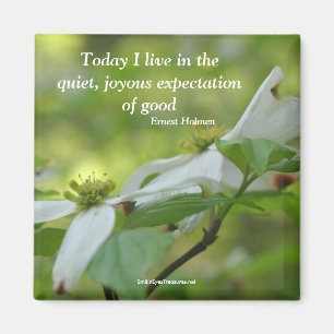 Dogwood Flower Goodness Quote Magnet