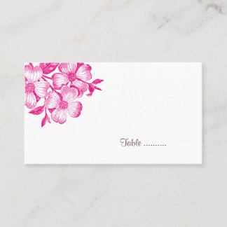 Dogwood Flower Place Card
