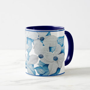 Dogwood Flowers on a Combo Mug