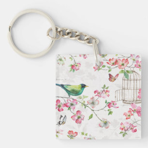 Dogwood Garden Key Ring