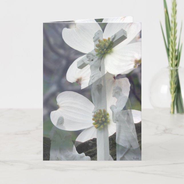 Dogwood Greetings Card (Front)