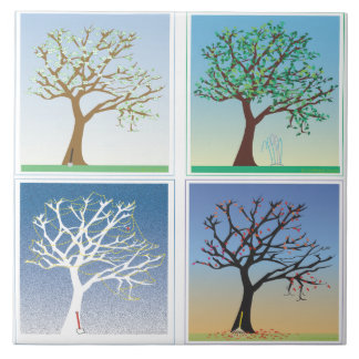 Dogwood in Four Seasons Tile