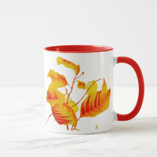 Dogwood Leaves on Combo Mug