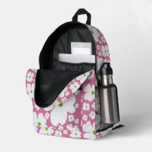 Dogwood Print Cut Sew Backpack