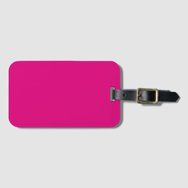 Dogwood Rose  Luggage Tag (Front Horizontal)
