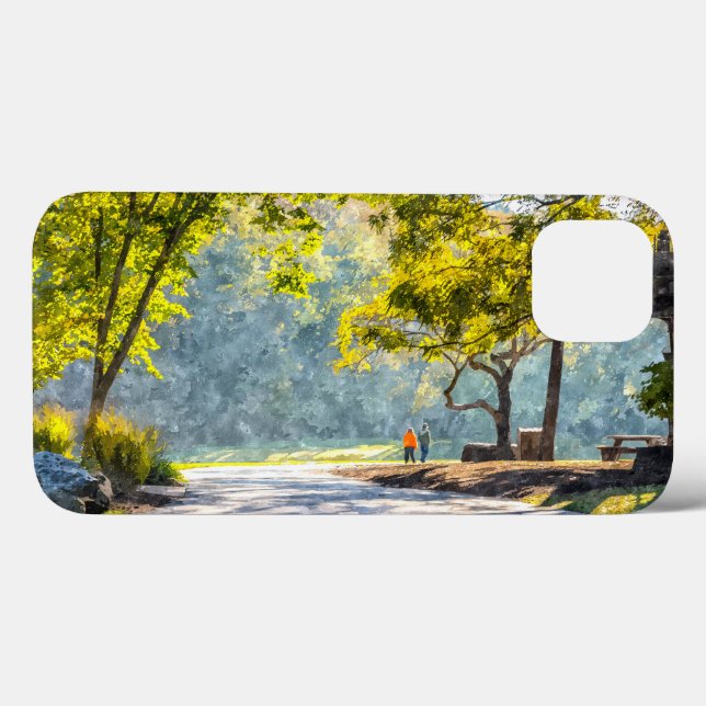 Dogwood Stroll Painterly Case-Mate iPhone Case (Back (Horizontal))
