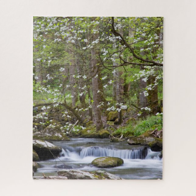 Dogwood Trees | Great Smoky Mountain, Tennessee Jigsaw Puzzle (Vertical)