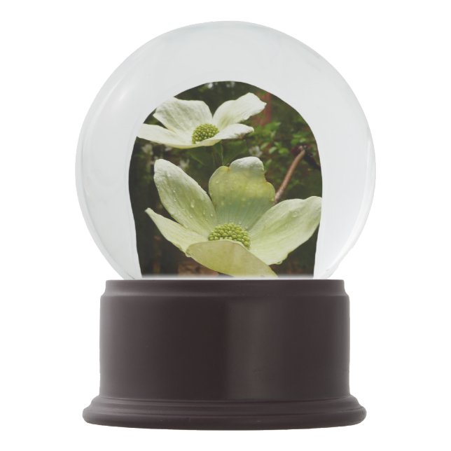 Dogwoods and Redwoods in Yosemite National Park Snow Globe (Front)