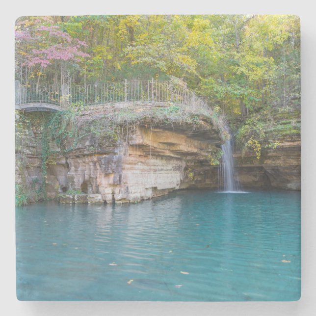 Dogwoods Glory Hole Stone Coaster (Front)