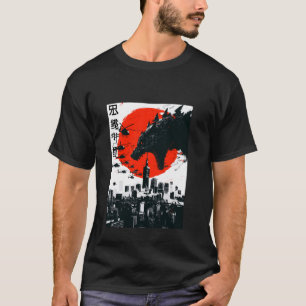 Dogzilla Dog Japanese Art Funny Dog Gifts For Men  T-Shirt