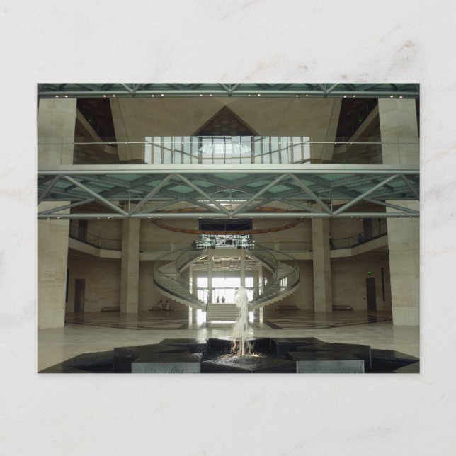 doha art museum lobby postcard (Front)
