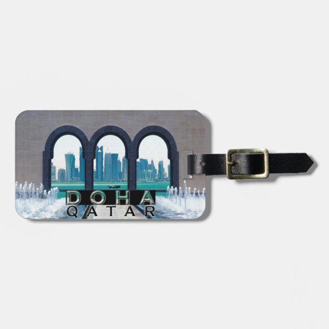 Doha Luggage Tag (Front Horizontal)