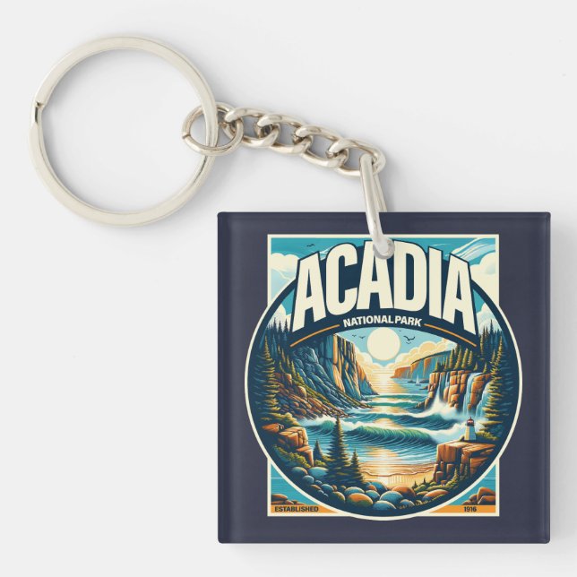 Doha Qatar Arabia Peninsula Key Ring (Front)