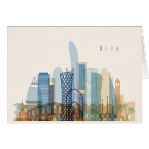 Doha, Qatar   City Skyline