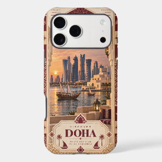 Doha Qatar iPhone Case | Skyline Arabian Heritage