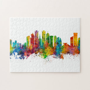 Doha Qatar Skyline Jigsaw Puzzle