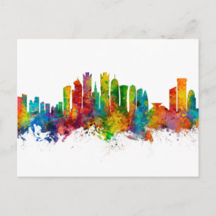 Doha Qatar Skyline Postcard