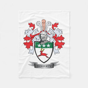 Doherty Coat of Arms Fleece Blanket
