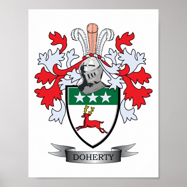 Doherty Coat of Arms Poster (Front)