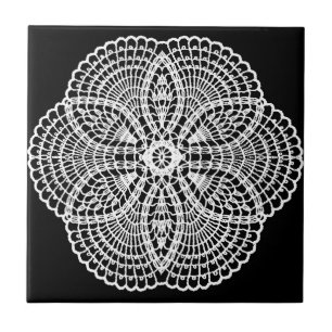 Doily Art Ceramic Tile