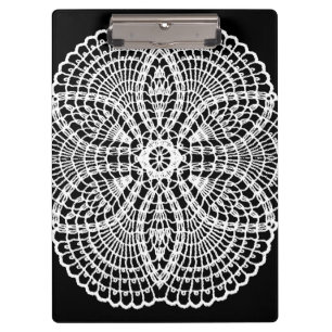 Doily Art Clipboard