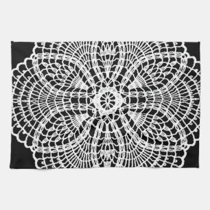 Doily Art Tea Towel